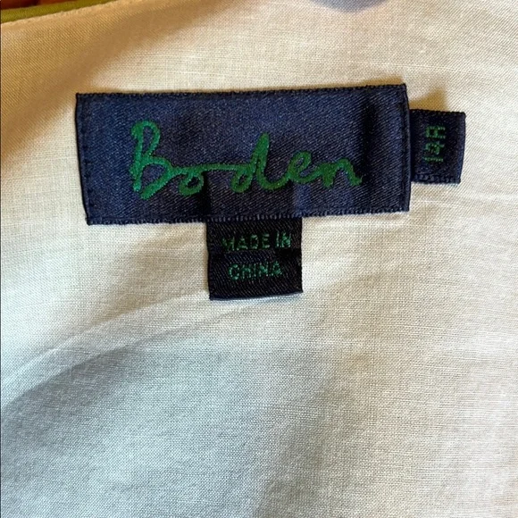 Boden Green and Blue Embellished A-Line Skirt - Picture 4 of 7